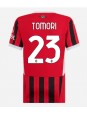 AC Milan Fikayo Tomori #23 Domácí Dres pro Dámské 2024-25 Krátký Rukáv